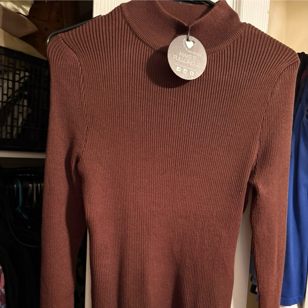 Cow Neck Sweater